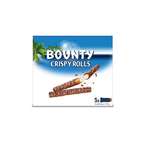 Bounty Crispy Rolls (5 x 23.4g) pack shot