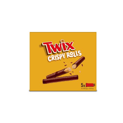 Twix Crispy Rolls (5 x 22.5g) pack shot