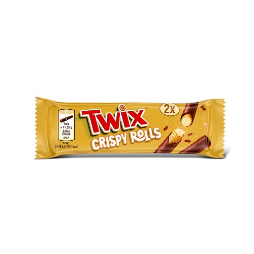 Twix Crispy Rolls 22.5g pack shot