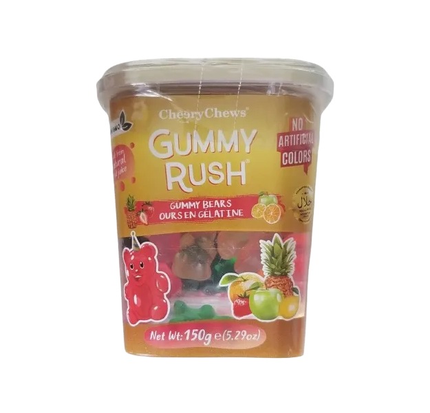 Gummy Rush Gummy Bears Tub 150g pack shot