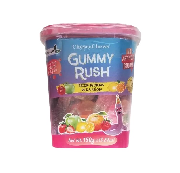Gummy Rush Sour Party Mix Tub 150g pack shot