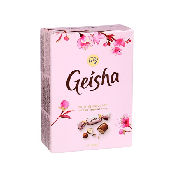 Fazer Geisha Chocolate Box Pralines 150g pack shot