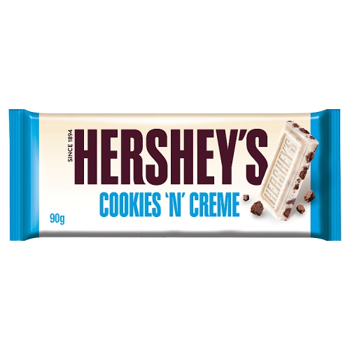 Hersheys Cookies n Creme Block 90g pack shot