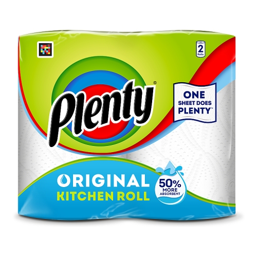 Plenty Original Kitchen Rolls 2s pack shot