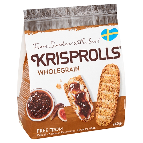 Pagen Krisprolls Whoegrain 240g pack shot