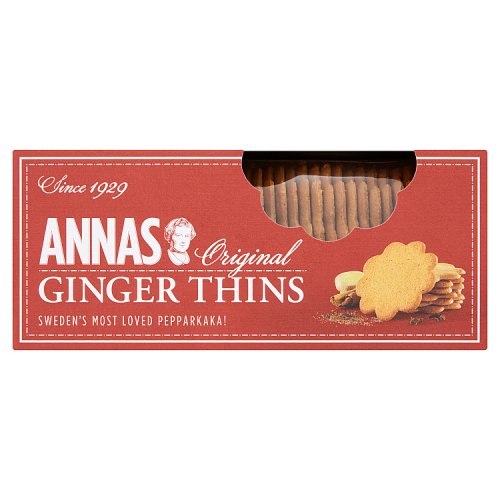 Annas Ginger Thins 150g pack shot