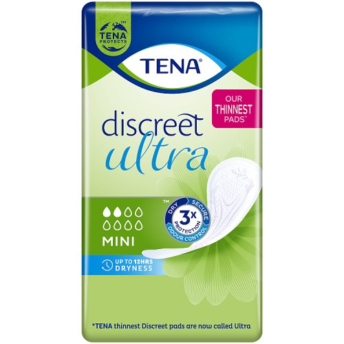 Tena Lady Discreet Mini Liners 20pk pack shot