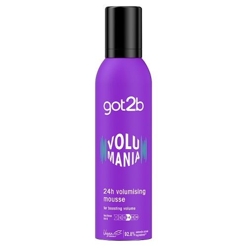 Got2B Volumaniac Mousse 250ml pack shot