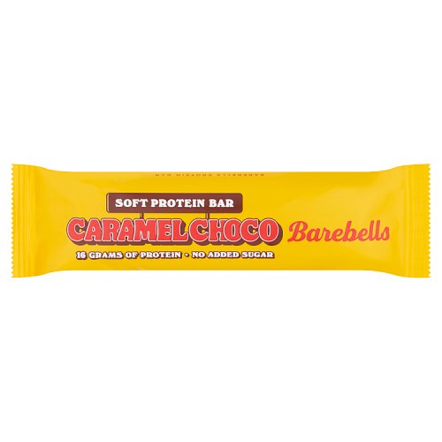 Barebells Caramel Choco Soft Protein Bar 55g pack shot
