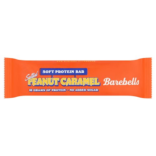 Barebells Peanut Caramel Soft Protein Bar 55g pack shot