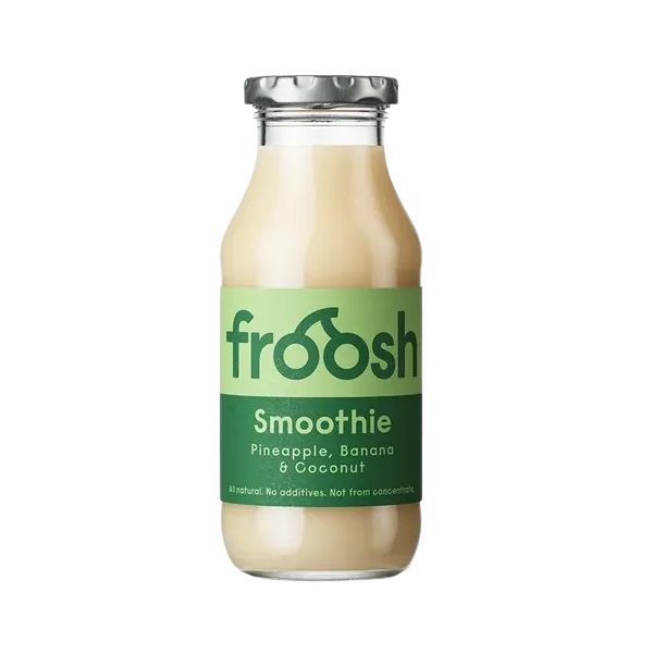 Froosh Smoothie Pineapple Banana & Coconut 250ml pack shot