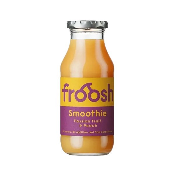 Froosh Smoothie Passion Fruit & Peach 250ml pack shot