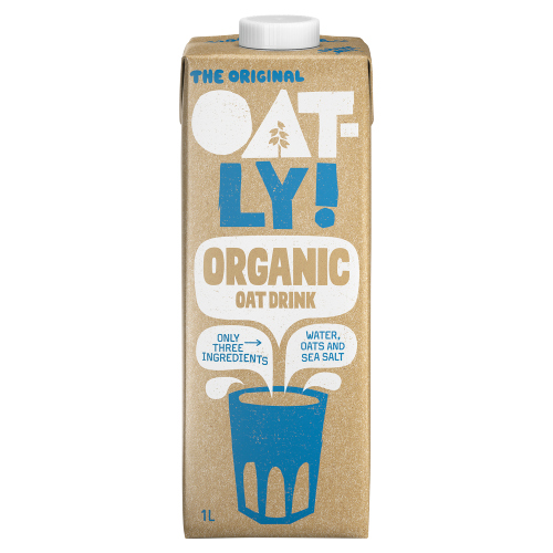 Oatly Oat Organic 1Ltr pack shot