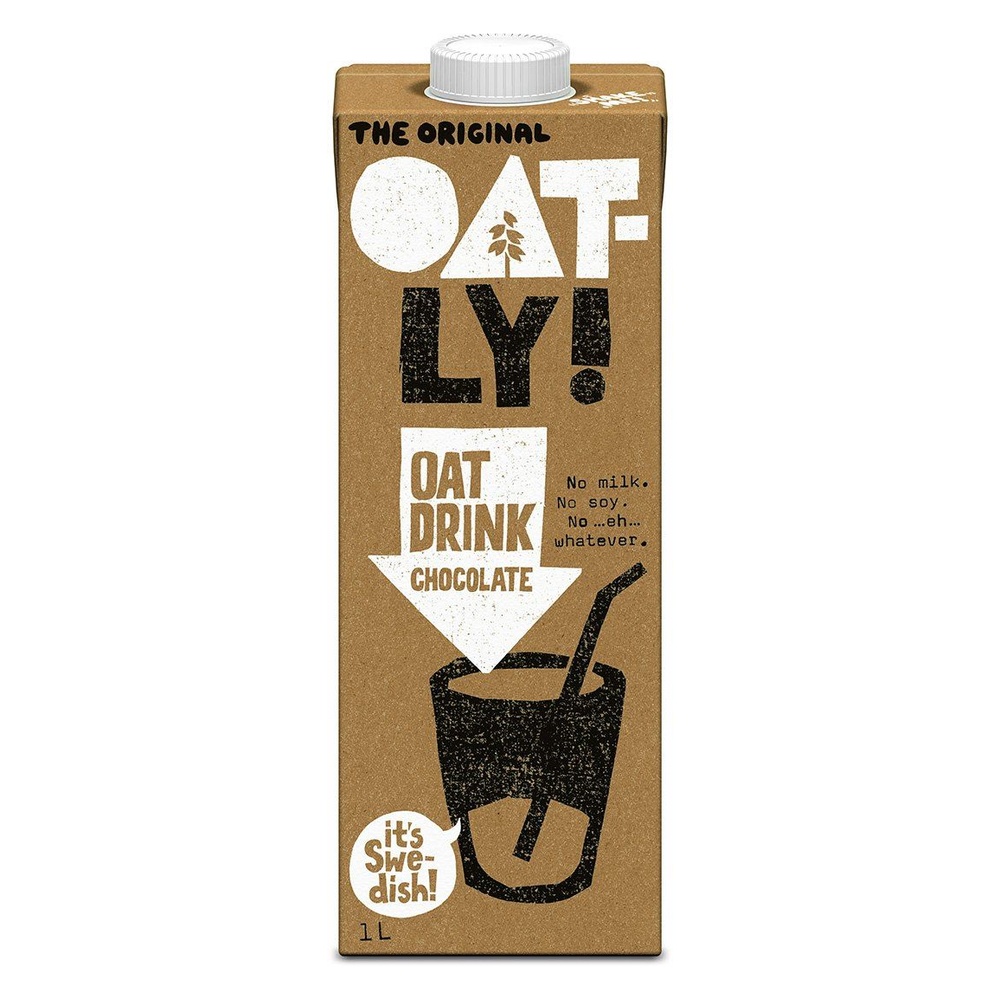 Oatly Oat Chocolate 1Ltr pack shot