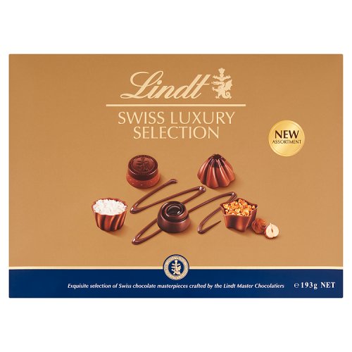 Lindt Swiss Luxury Selection 193g pack shot