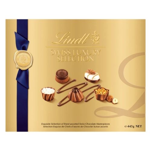 Lindt Swiss Luxury Selection Assorted 443g pack shot