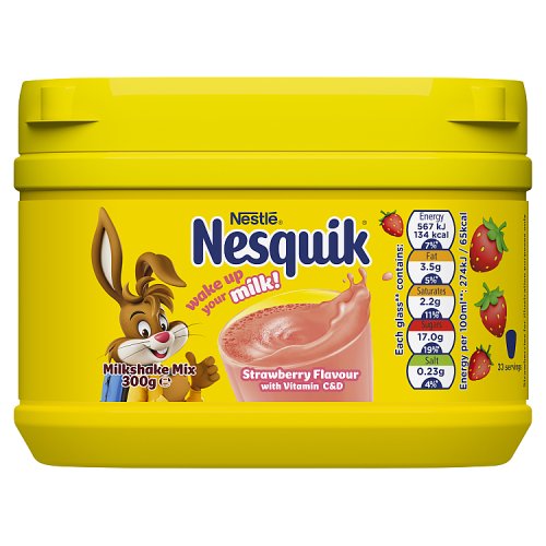 Nesquik Strawberry 300g pack shot