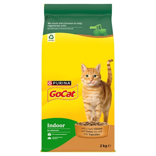 Go-Cat Indoor Chicken & Vegetable 2kg pack shot
