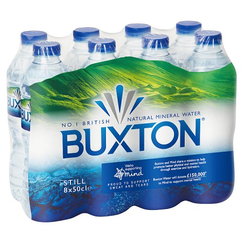 Buxton Mineral Water 8pk (8 x 500ml) pack shot