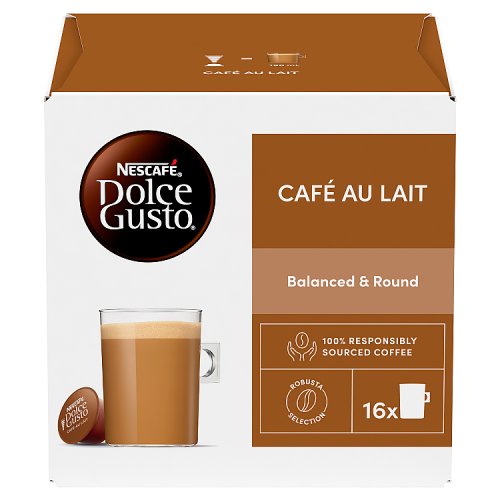 Nescafe Dolce Gusto Cafe Au Lait 16s 160g pack shot