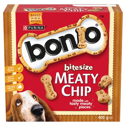 Bonio Bitesize Meaty Chip 400g pack shot
