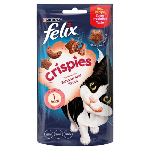 Felix Crispies Bag Salmon & Trout 45g pack shot