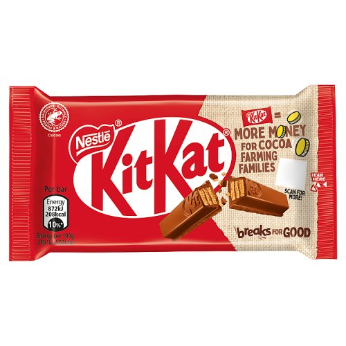 KitKat 4 Finger Milk 41.5g pack shot