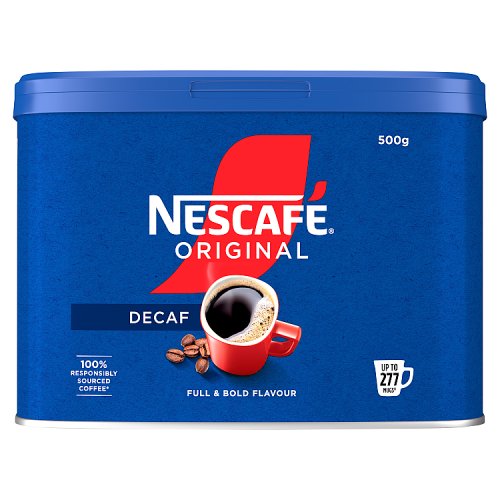 Nescafe Original Decaf 500g pack shot