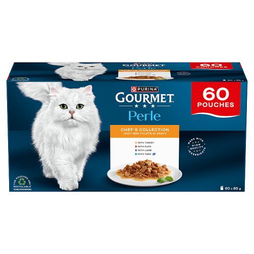 Gourmet Perle Pouch Multi Variety Chefs Collection (60 x 85g) pack shot