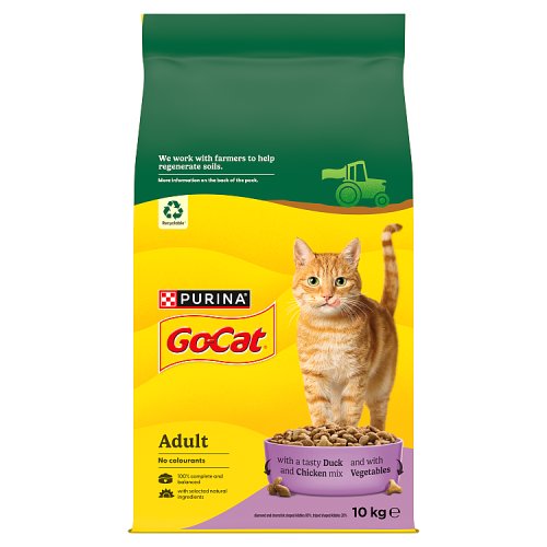 Go-Cat Chicken & Duck Mix 10kg pack shot