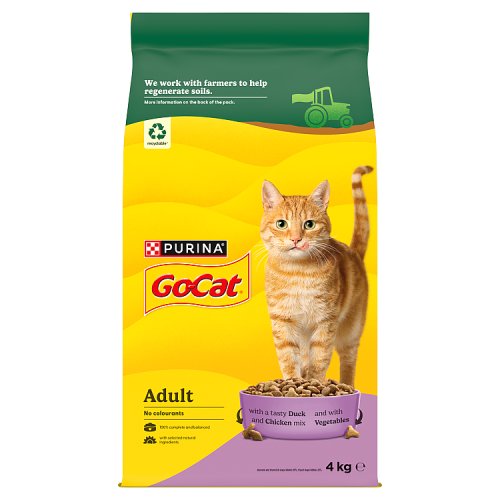 Go-Cat Chicken & Duck Mix 4kg pack shot