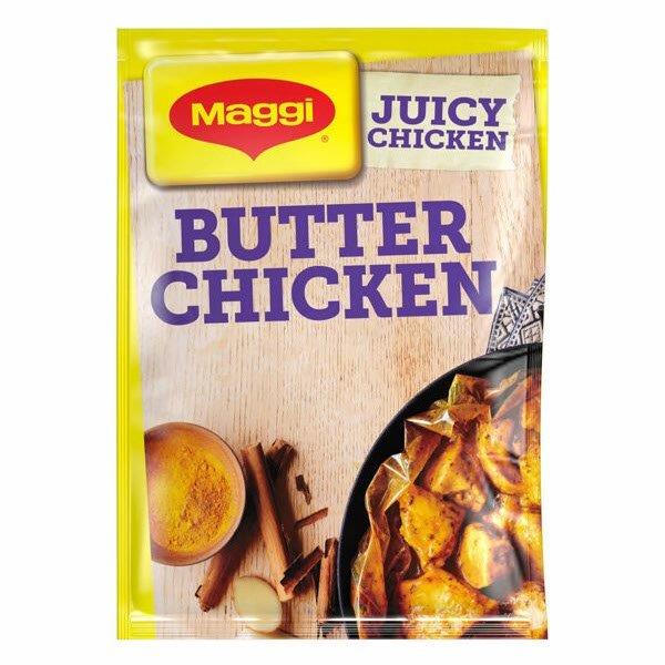 Maggi Juicy Creamy Butter Chicken Recipe Mix 46g pack shot