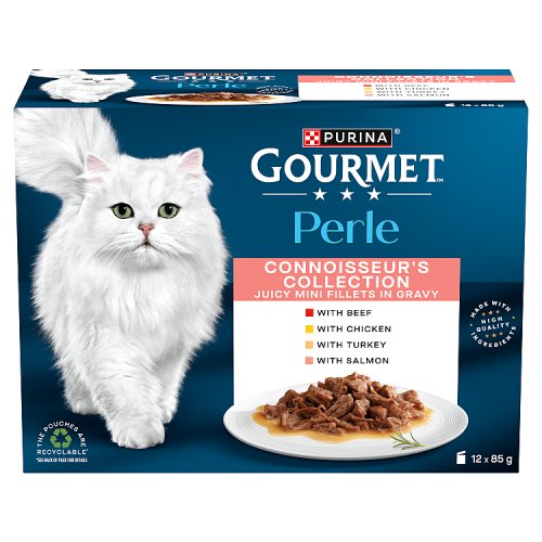 Gourmet Perle Connoisseurs Mixed (12 x 85g) pack shot
