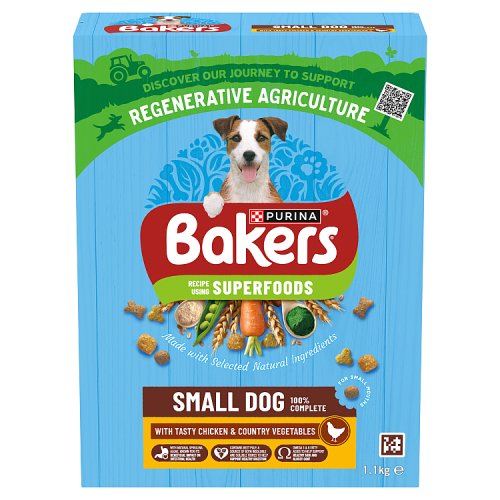 Bakers Small Dog Chicken & Vegetables 1.1kg pack shot