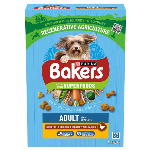 Bakers Adult Chicken & Vegetable 1.2kg pack shot