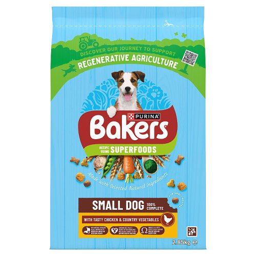 Bakers Small Dog Chicken & Vegetable 2.85kg pack shot