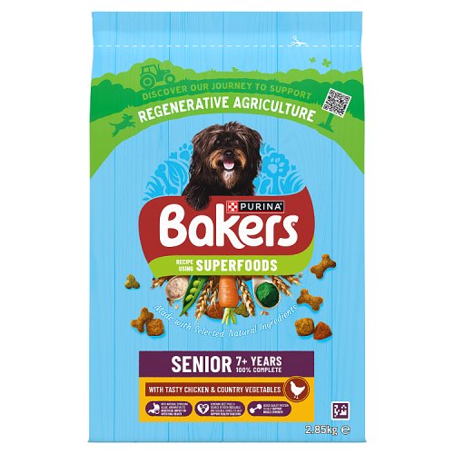 Bakers Senior Chicken & Vegetable 2.85kg pack shot