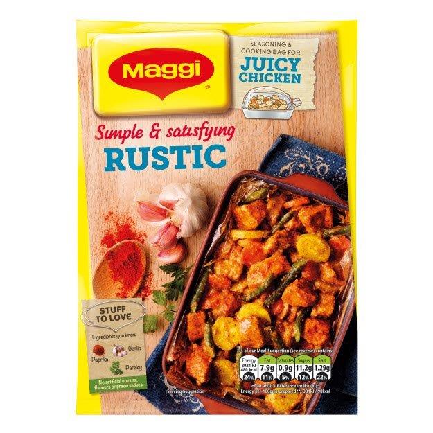Maggi Juicy Rustic Chicken 30g pack shot