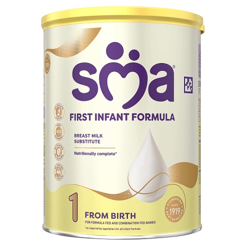 Sma First Infant Milk Powder from Birth 800g pack shot