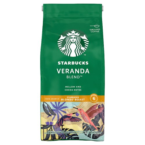 Starbucks Blonde Veranda Blend Roast Ground Coffee 200g pack shot