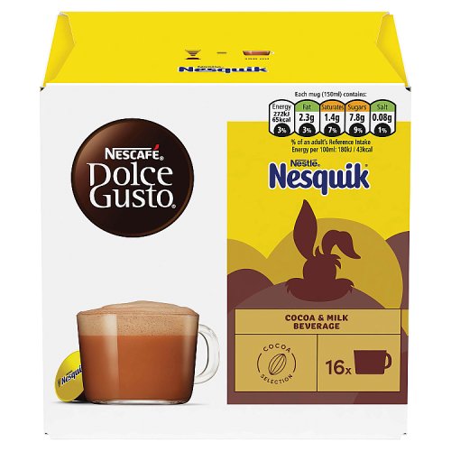 Nescafe Dolce Gusto Nesquick 16s 256g pack shot
