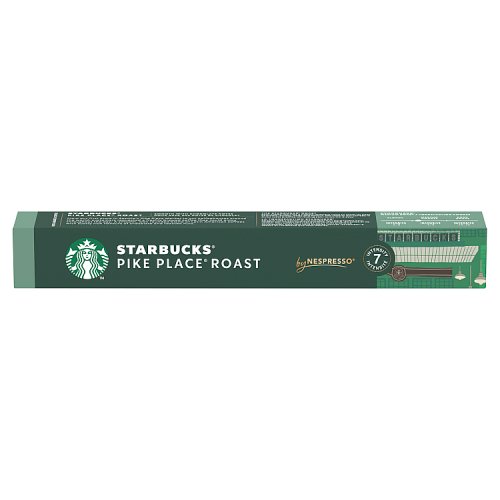 Starbucks Nespresso Pike Place 10s 53g pack shot