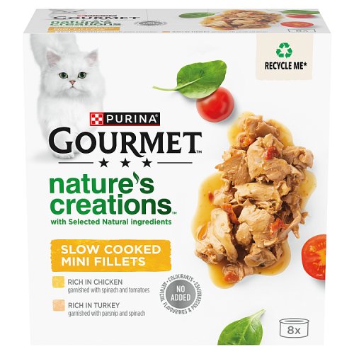 Gourmet Natures Creations Chicken and Turkey (8 x 85g) pack shot