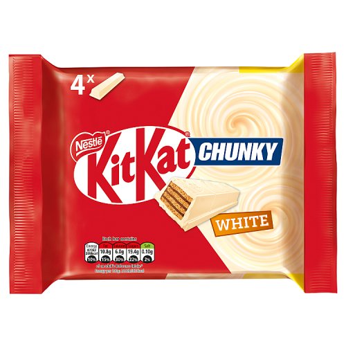 KitKat Chunky White 4pk (4 x 40g) pack shot