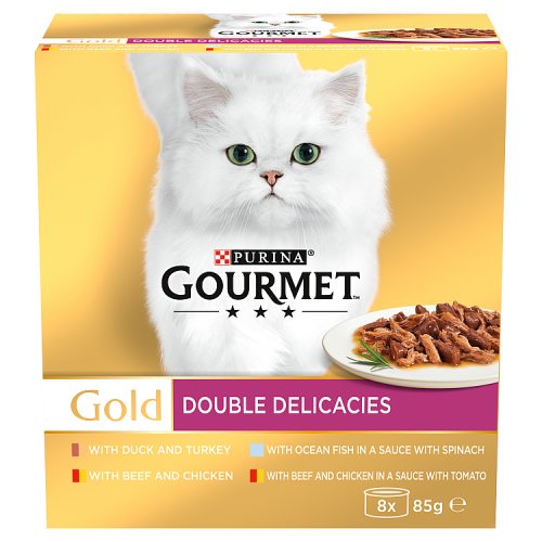 Gourmet Gold Double Delicacies (8 x 85g) pack shot