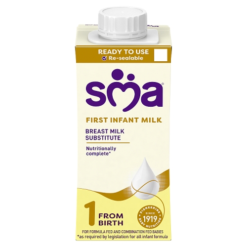 Sma Pro First Milk from Birth Liquid 200ml pack shot