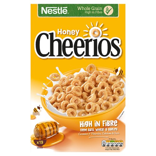 Nestle Honey Cheerios 575g pack shot