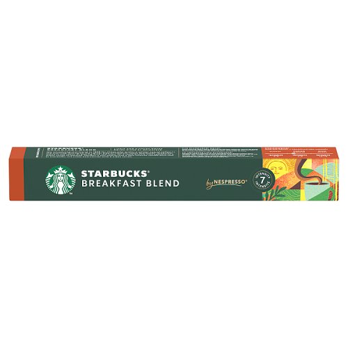 Starbucks Nespresso Breakfast Blend Stick 10s 56g pack shot