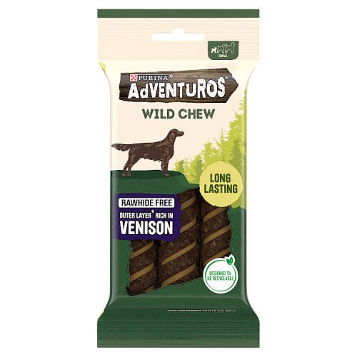Adventuros Dog Treats Small Dog Wild Chew 150g pack shot