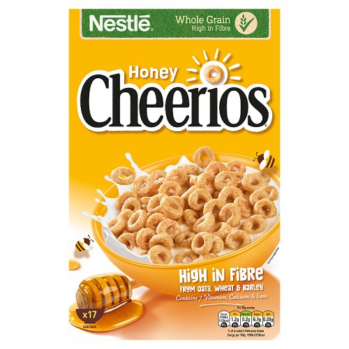 Nestle Honey Cheerios 515g pack shot